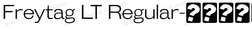 Freytag LT Regular字体转换
